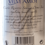 Cuvée réservée demi sec étiquette