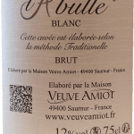 L'A Bulle Blanc étiquette