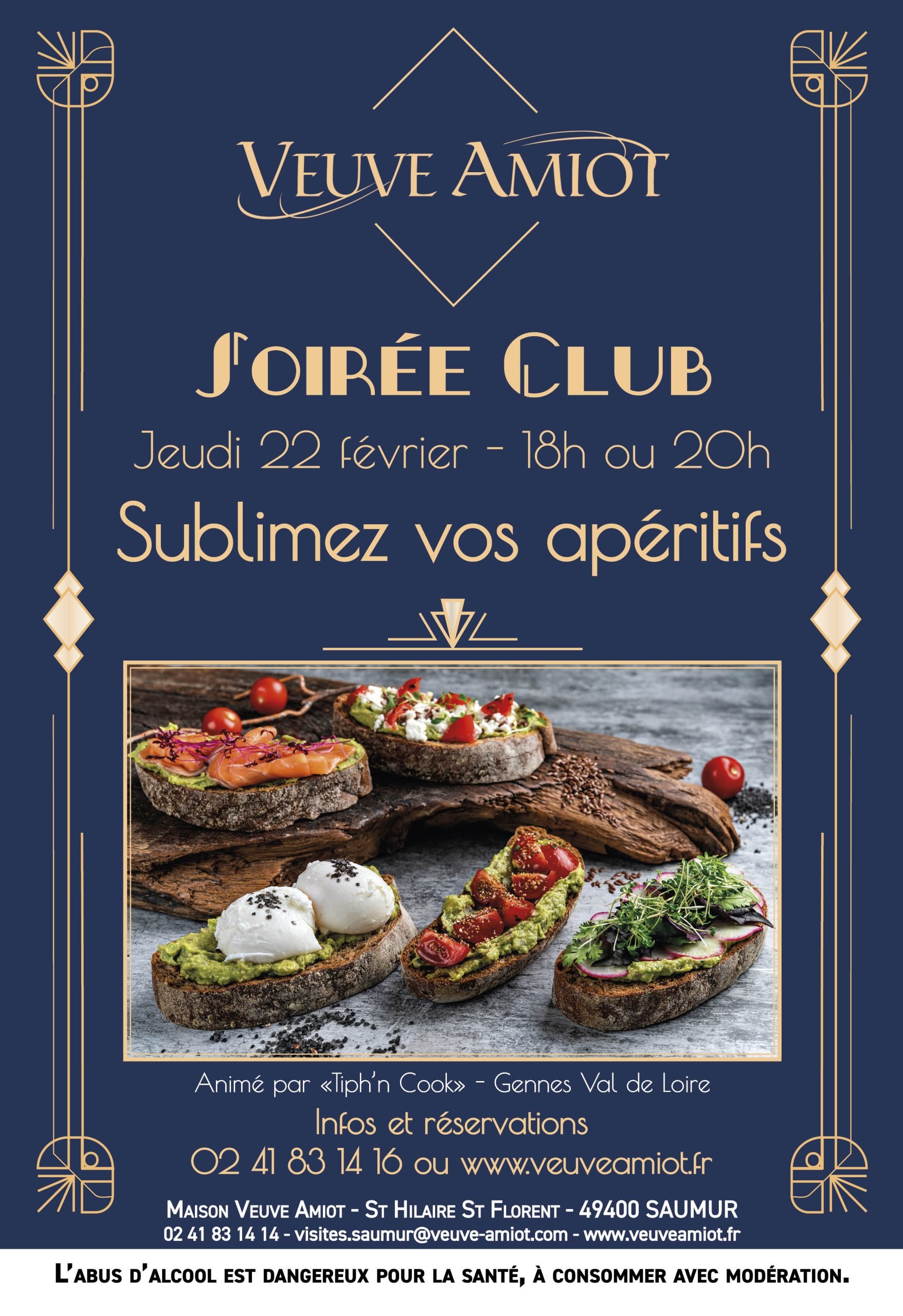 Night event -How to sublimate your appetizers?