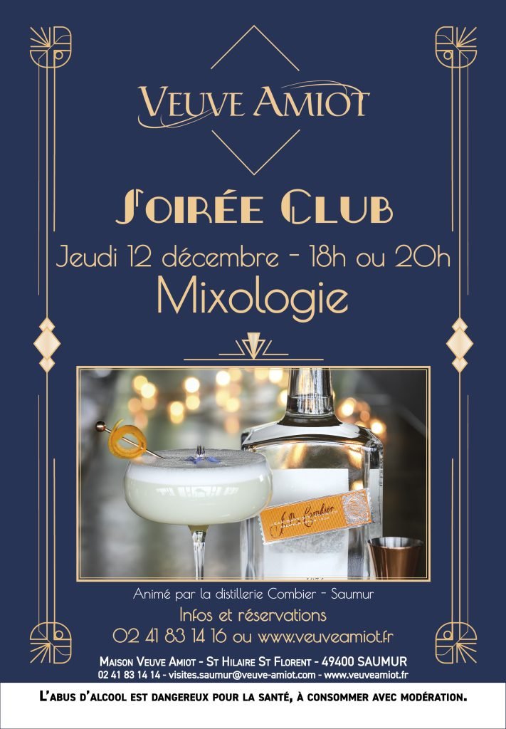 affiche soirée club decembre