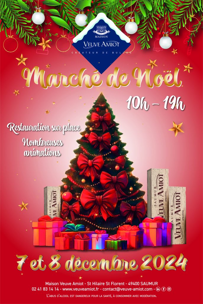 affiche marché de noel 2024